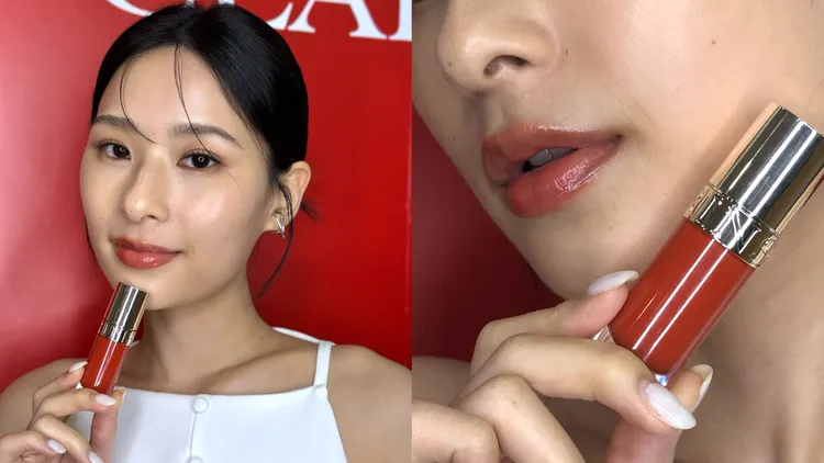 彈潤植萃美唇油「花境巴黎系列」限定色#28晨曦薔薇，1200元。張家玲攝