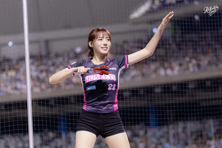 河智媛手腕處有包紮。樂天桃猿提供