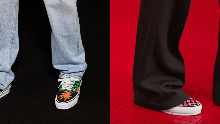 在帆布鞋面上注入繽紛多元配色與印花。品牌提供