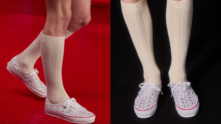 聯名鞋以1966年問世的經典Authentic鞋型為設計藍圖。品牌提供