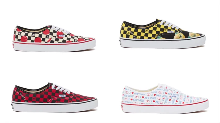 Valentino、Vans聯名運動鞋擁有多種款式。品牌提供