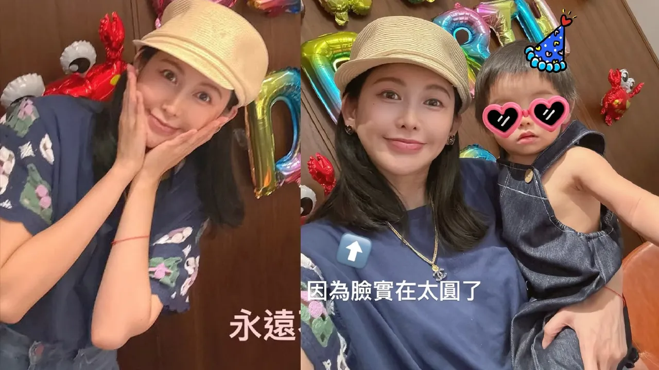 愷樂淡出演藝圈後,首度「無罩」示人。翻攝愷樂Threads