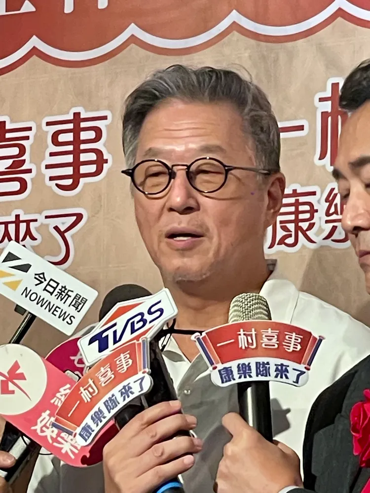 王偉忠開心分享陳漢典、Lulu閃婚喜悅。王郁惠攝