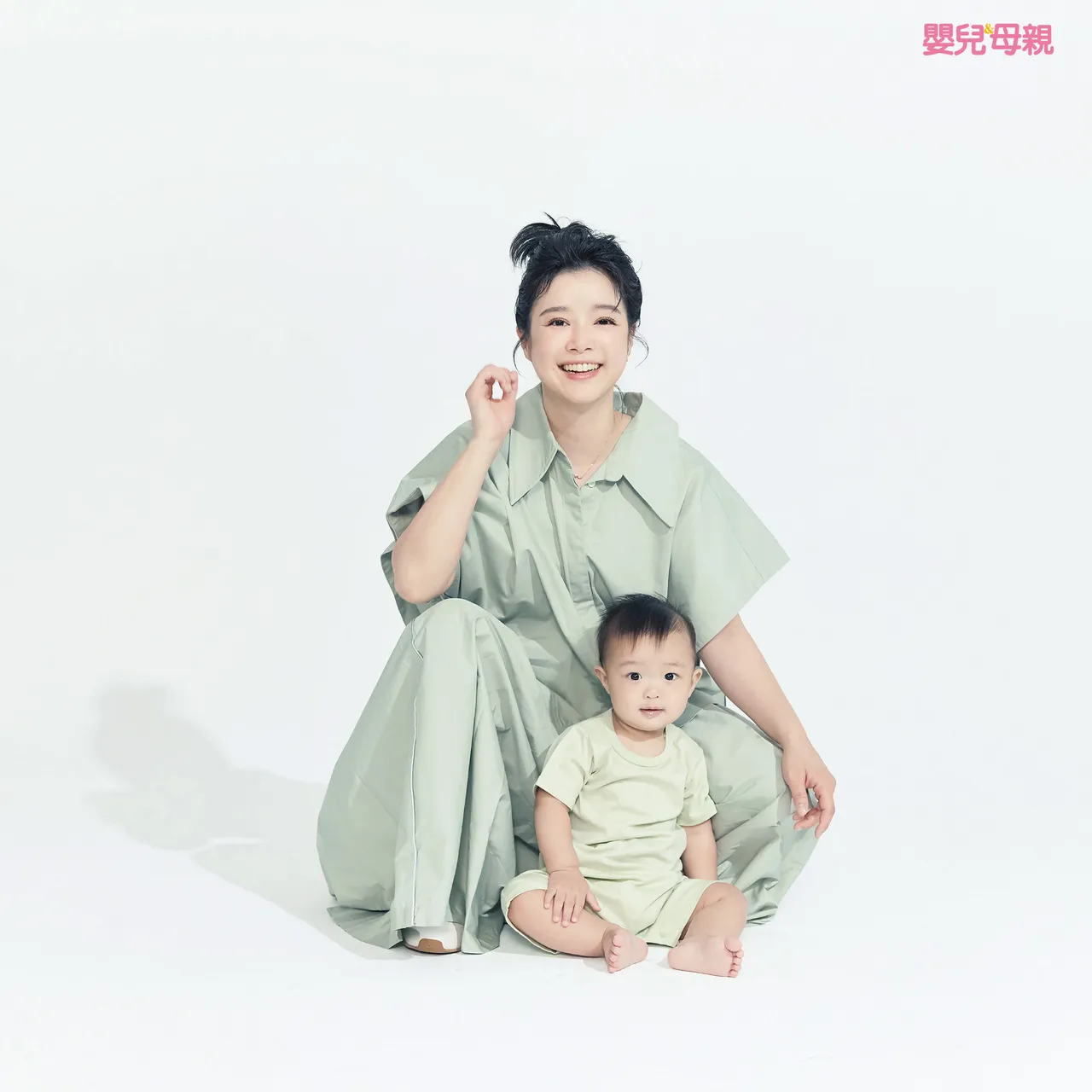 李佳穎對兒子講情話講到哭。《嬰兒與母親》雜誌提供