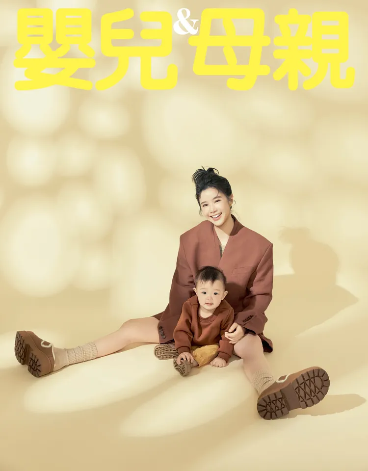 李佳穎的老公是育兒神隊友。《嬰兒與母親》雜誌提供
