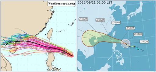 樺加沙搶「風王」今戰強颱!恐掀狂風巨浪 2區小心致災雨