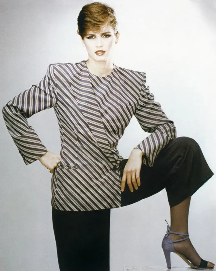 1980春夏。翻攝Armani/Archivio