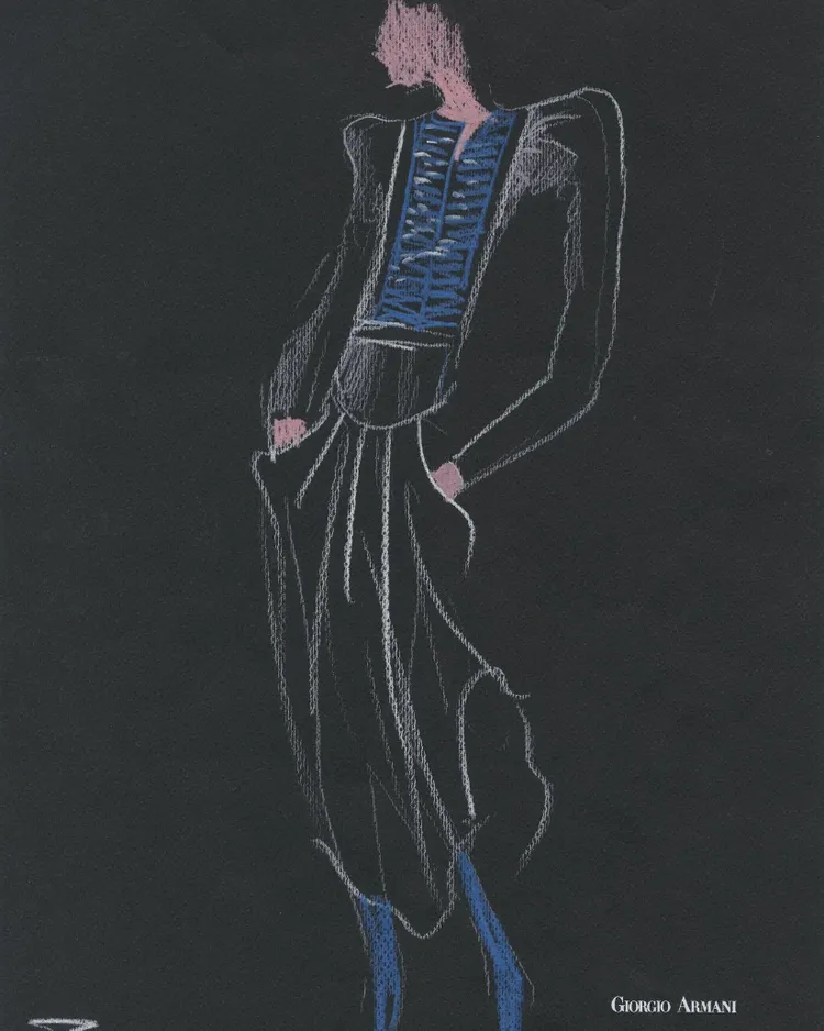 1981秋冬。翻攝Armani/Archivio