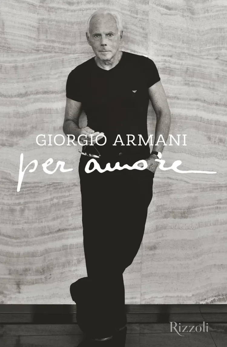 Giorgio Armani曾推出自傳《愛無止境》。翻攝Armani/Archivio