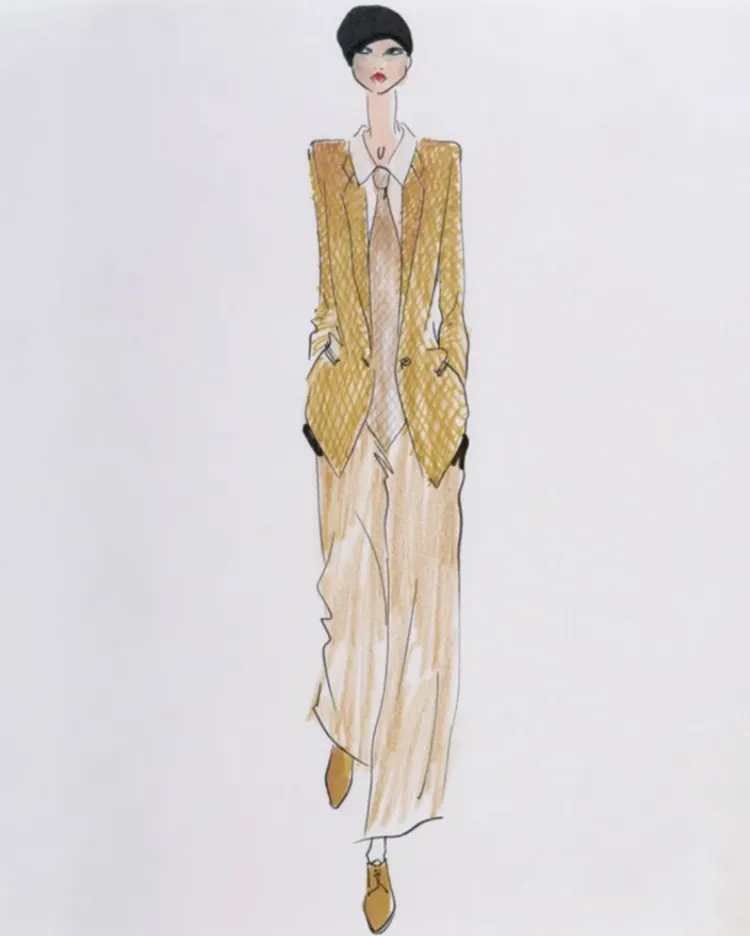 1990秋冬。翻攝Armani/Archivio