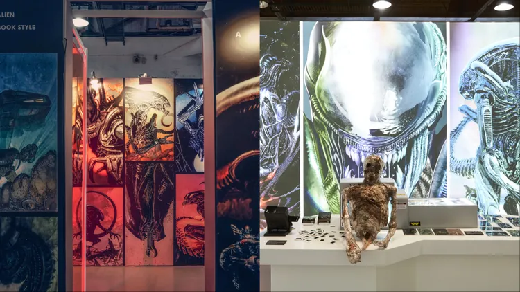 展區劃分為不同沉浸式主題區。品牌提供