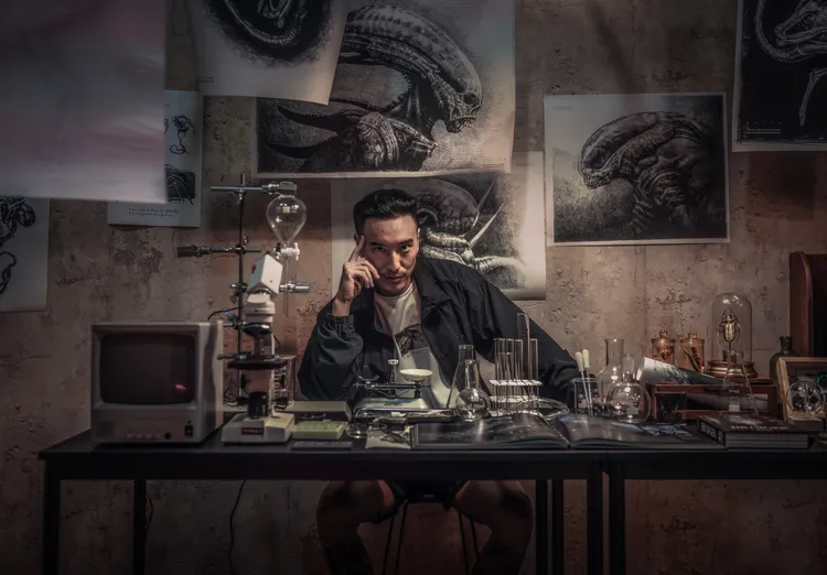 王陽明現身VERVE《異形》快閃店。品牌提供