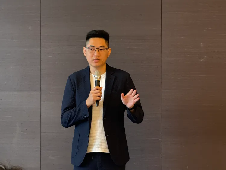 格棋化合物半導體業務處長吳義章。呂承哲攝