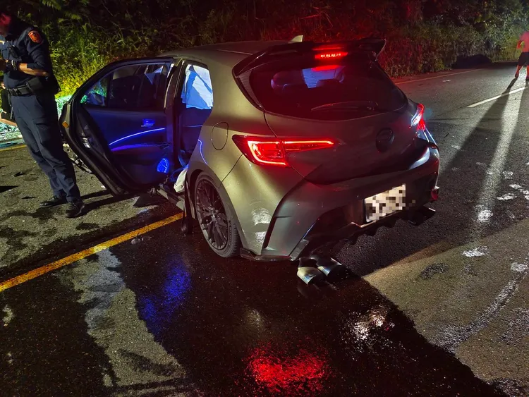 馬自達對撞保時捷。警方提供