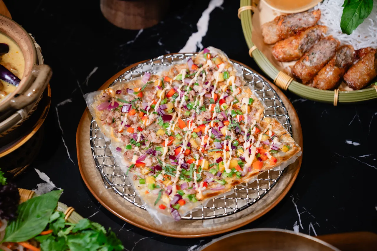 越越米纸Pizza。业者提供
