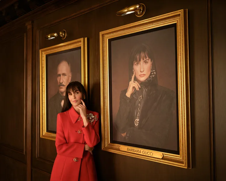 黛咪摩爾領軍演繹GUCCI全新La Famiglia系列。品牌提供