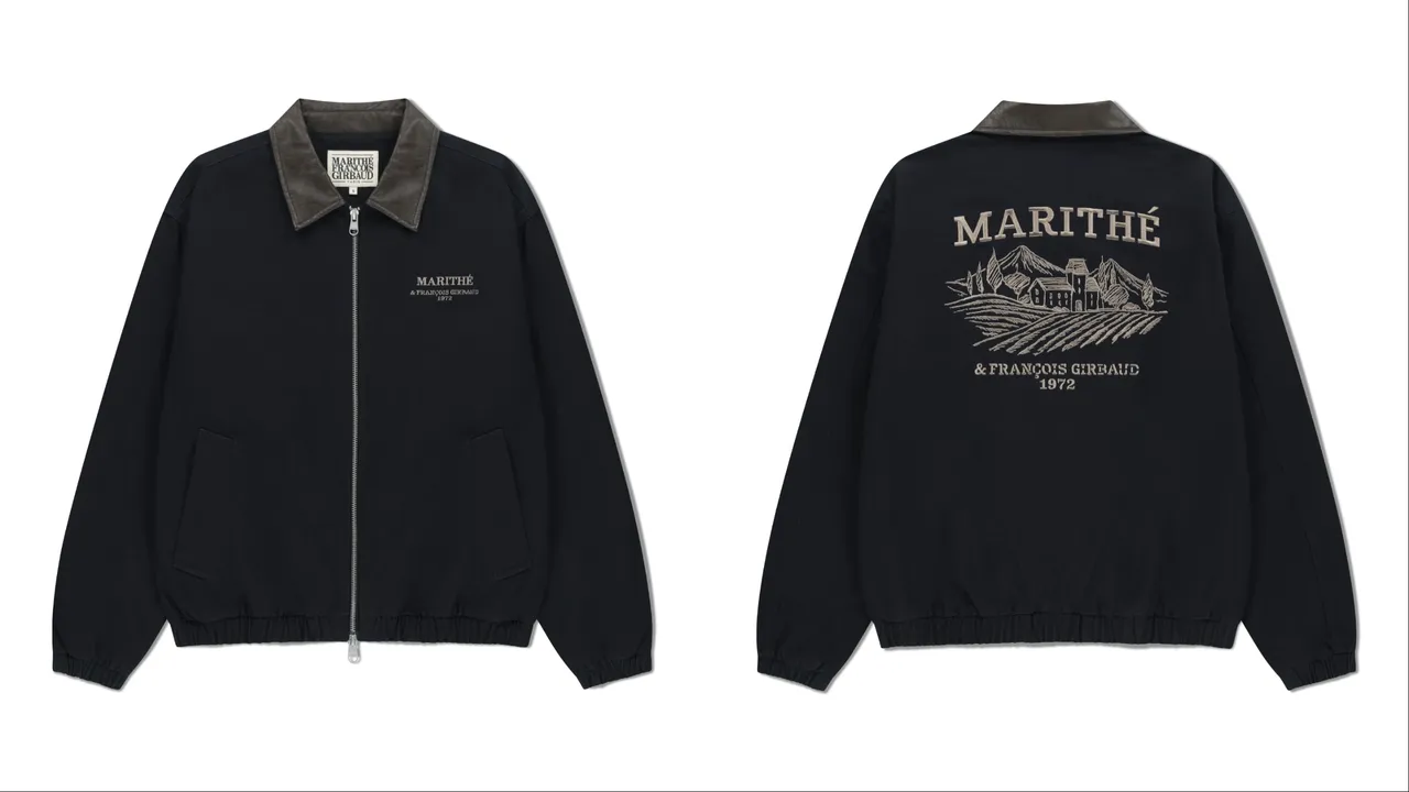 Marithé Francois Girbaud刺绣复古插图棉质飞行外套,6590元。品牌提供