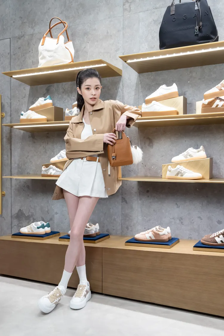 女星詹子萱演繹HOGAN 2025秋冬系列。品牌提供