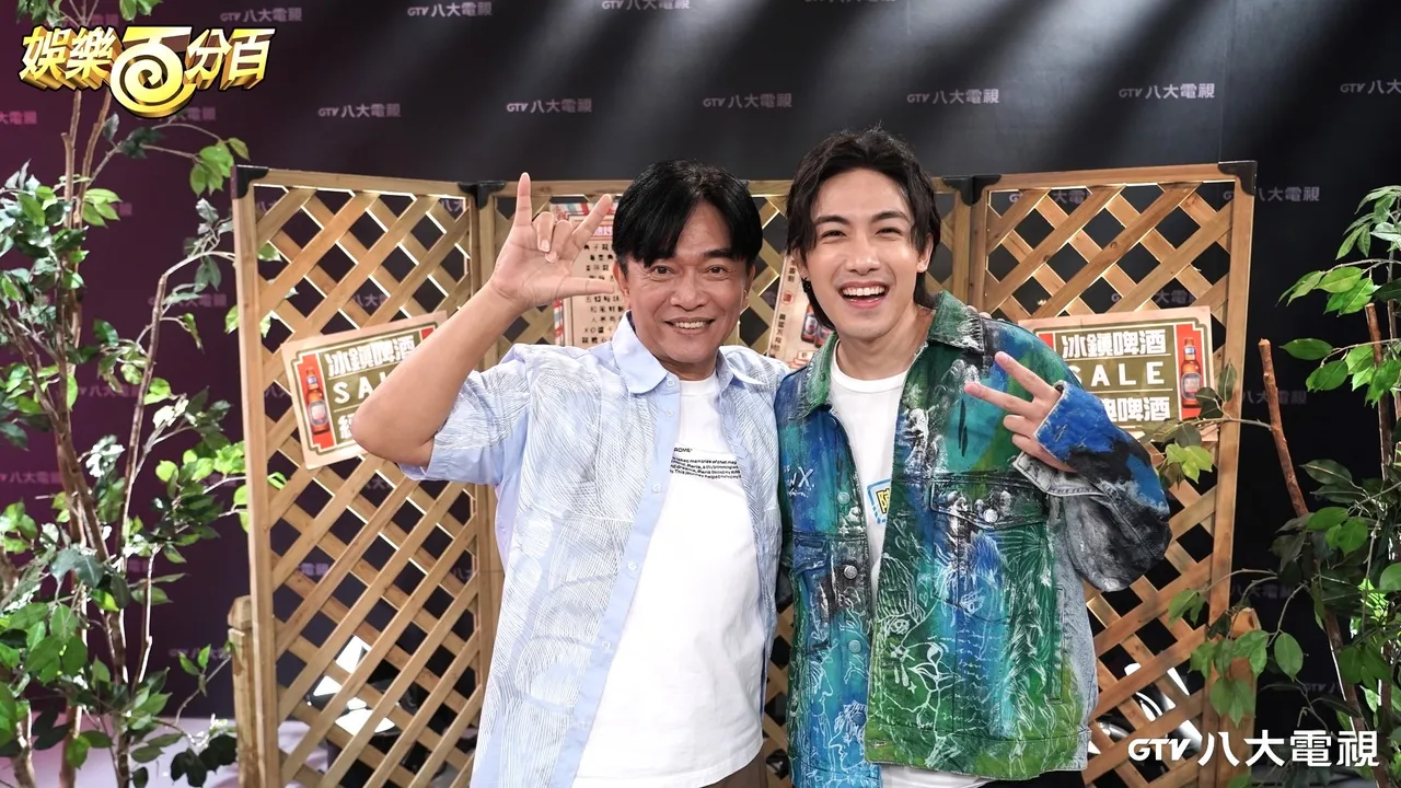(左起)吴宗宪、陈守恩。八大电视提供