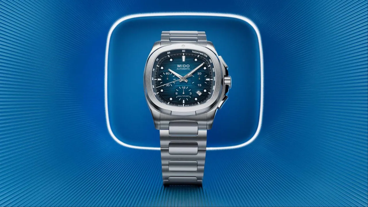 MIDO推出Multifort TV Chronograph計時碼錶系列。品牌提供