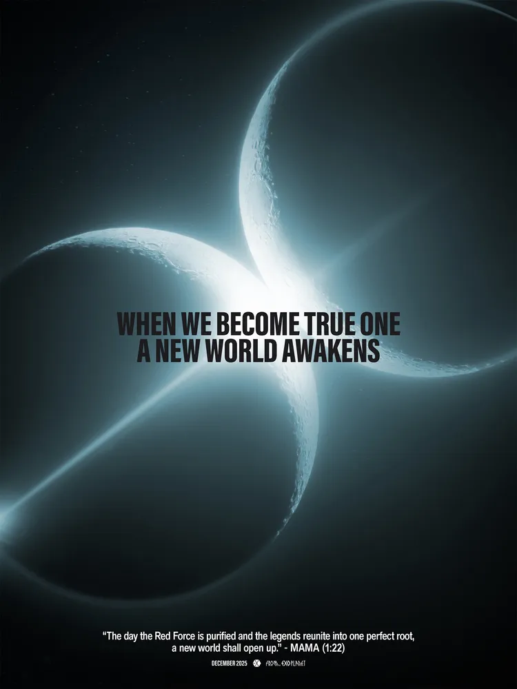 EXO老么世勳9月20日將退伍，日前貼出2025年12月的海報，暗示合體。翻攝EXO IG