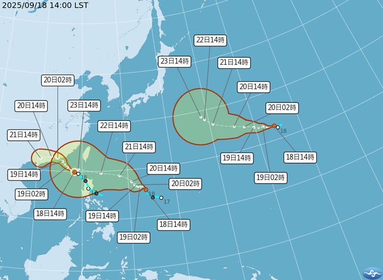 米塔颱風生成！最新路徑曝光　另2個緊追在後