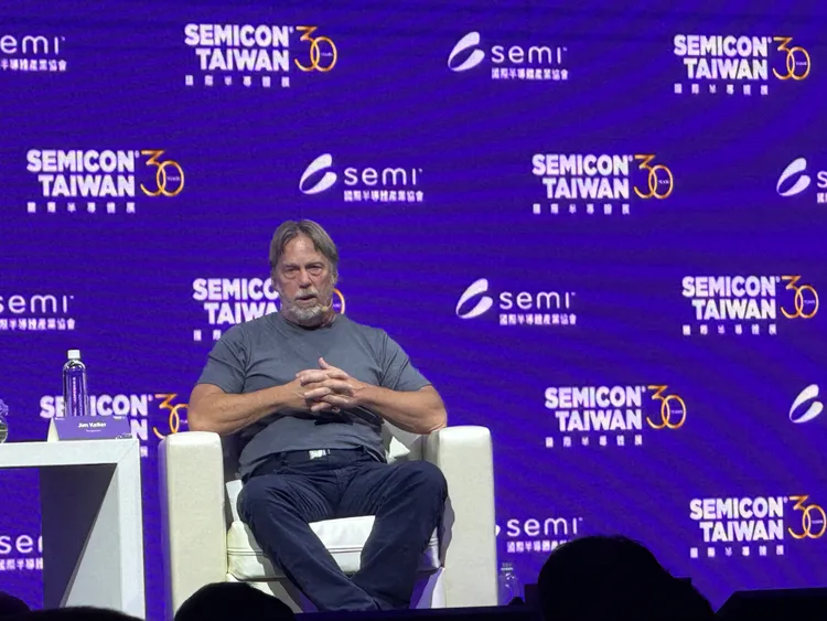 被稱為矽谷「晶片大神」、Tenstorrent 執行長Jim Keller。呂承哲攝