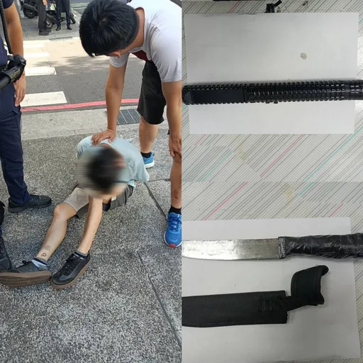 狡猾車手持電擊棒拒捕還搶路人機車 警民街頭攜手逮人畫面曝