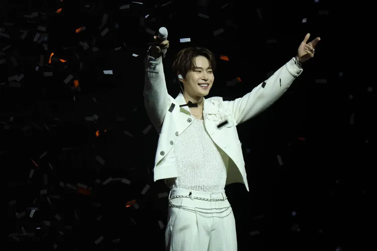 道英用中文要粉絲「一起唱」。攝影中心攝