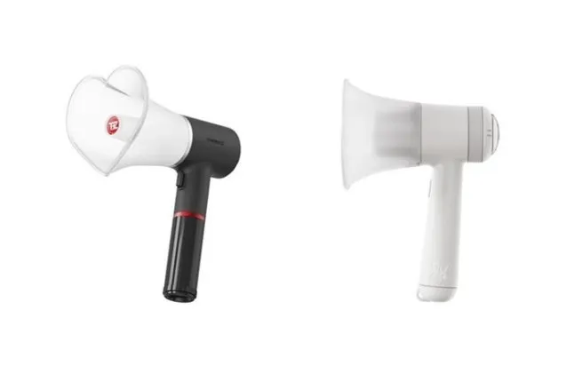 THE BOYZ的經紀公司今天才出面，對於手燈遭QWER（右）抄襲爭議做出說明，但粉絲覺得公司根本毫無作為。翻攝naver