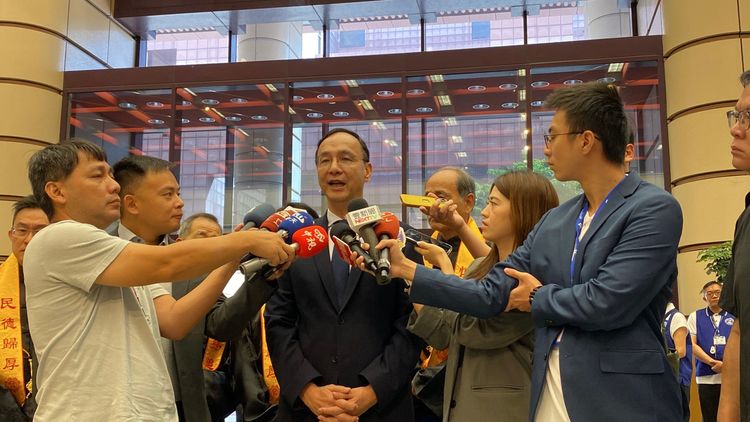 聽到傅崐萁想選黨魁　朱立倫語帶玄機：有些傳言就讓它變傳言