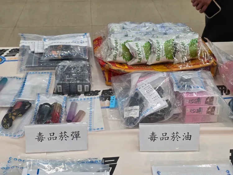 專案期間警方查獲大量毒品。警方提供