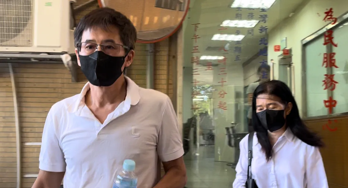 家宁父亲张国龙。谢亚庭摄