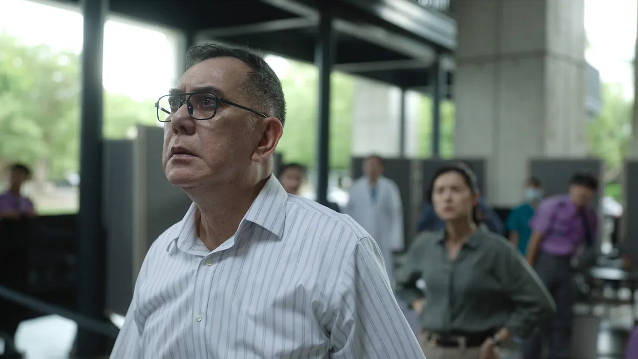 黄秋生主演新片《自杀通告》。本萃电影提供