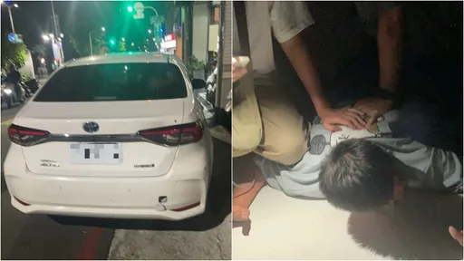 違規車拒檢衝撞!高雄警開9槍 通緝犯逃回台南落網了