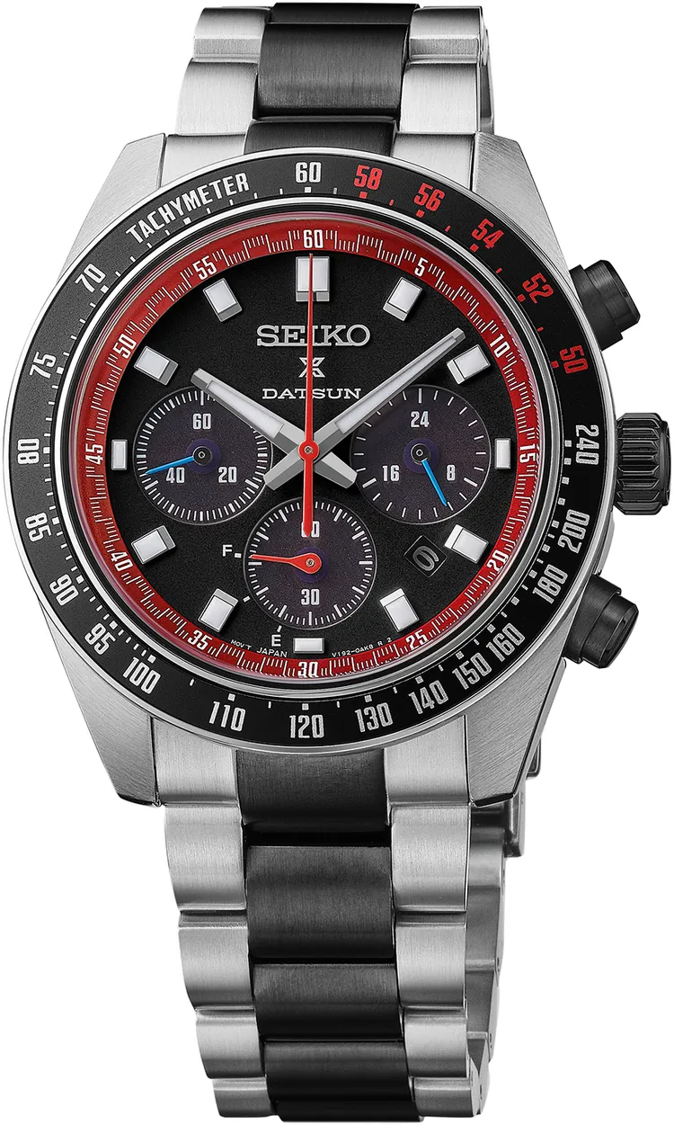 Seiko Prospex Speedtimer X Datsun 240Z聯名錶款SSC957P1，3萬6000元。品牌提供