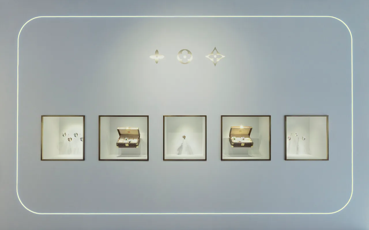 LV顶级珠宝展展场。品牌提供