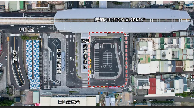 該聯開案區域位置圖。高市捷運局提供
