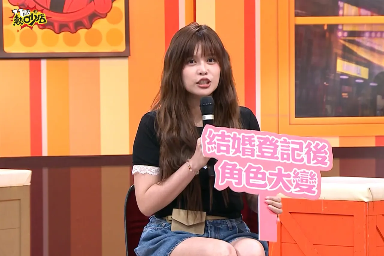夏宇童今年升格人妻,展开新生活。TVBS提供