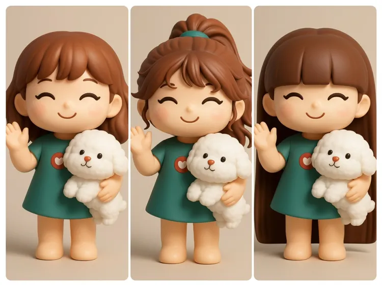 透過指令便能在剪頭髮之前先試試看適合的造型。Gemini生成