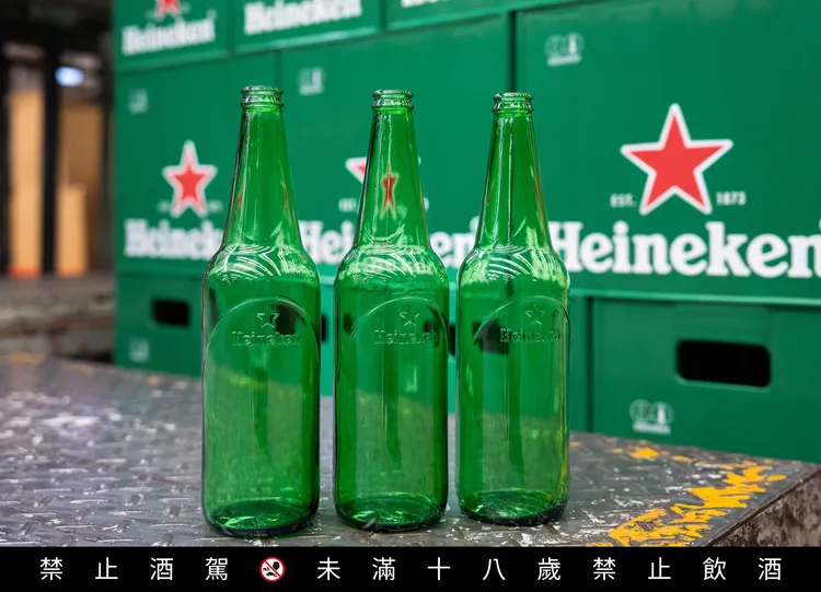 海尼根玻璃瓶現在最多能被重複使用 25 次。品牌提供