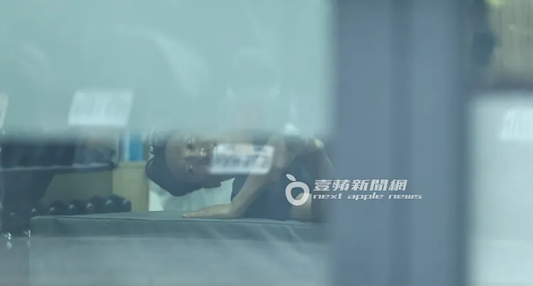 張震正在做暖身運動。特勤中心攝