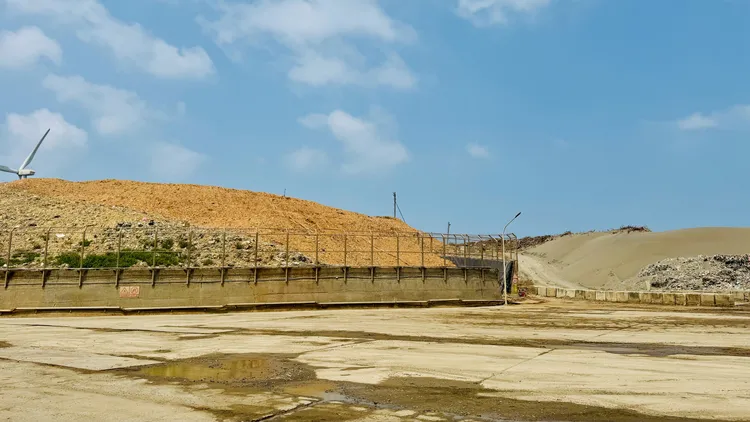 環保局加速掩埋場暫置垃圾去化作業。環保局提供