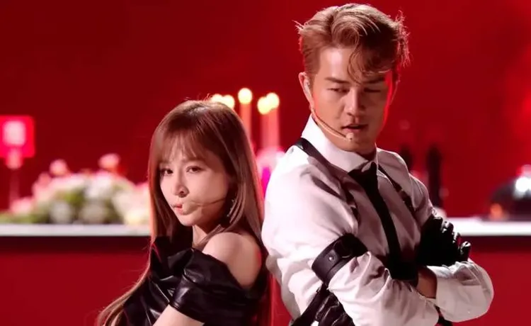 王心凌（左）與吳克群雙雙否認烏龍緋聞。摘自臉書