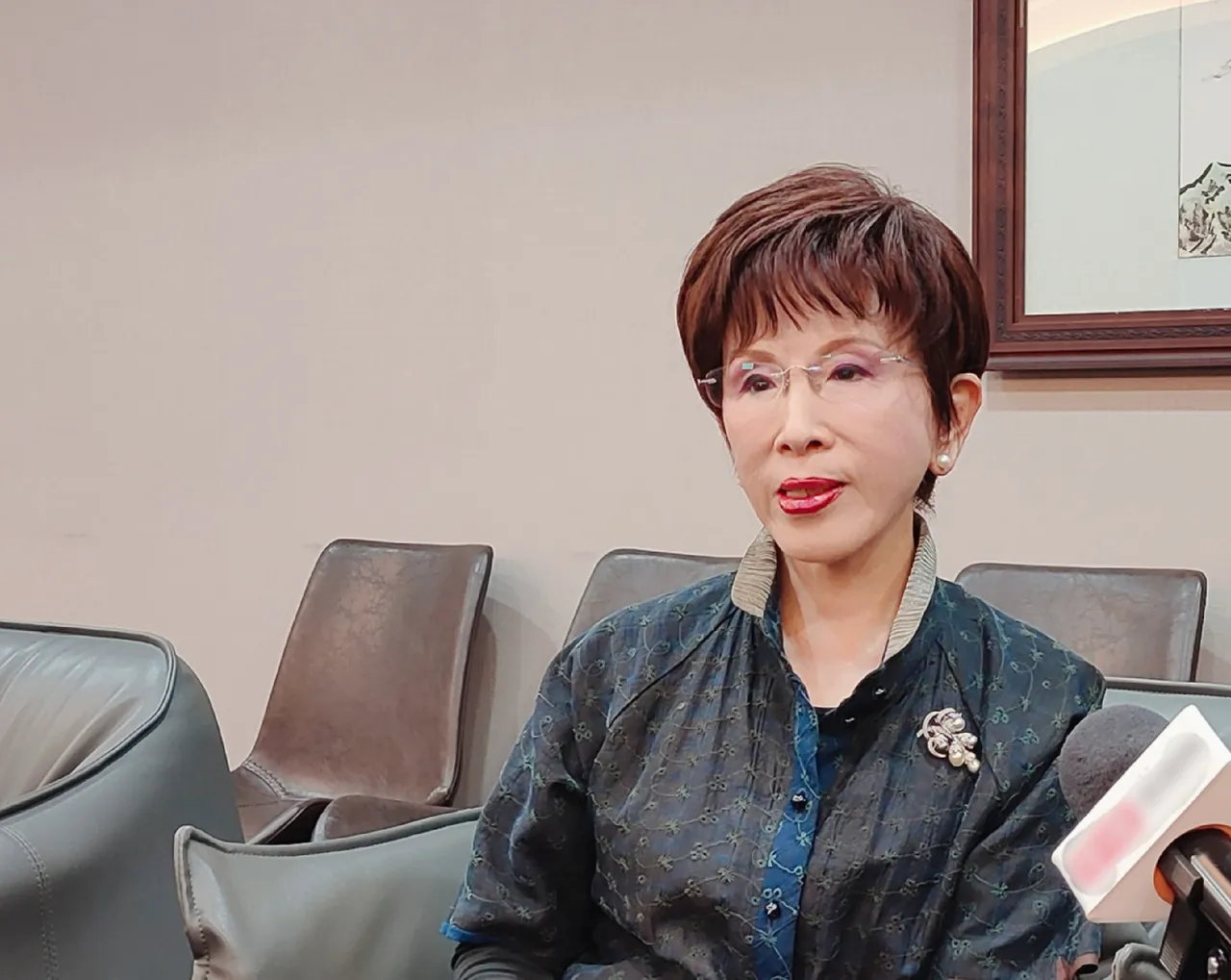 国民党前主席洪秀柱针对裁撤黄复兴党部表达意见。翻摄洪秀柱脸书
