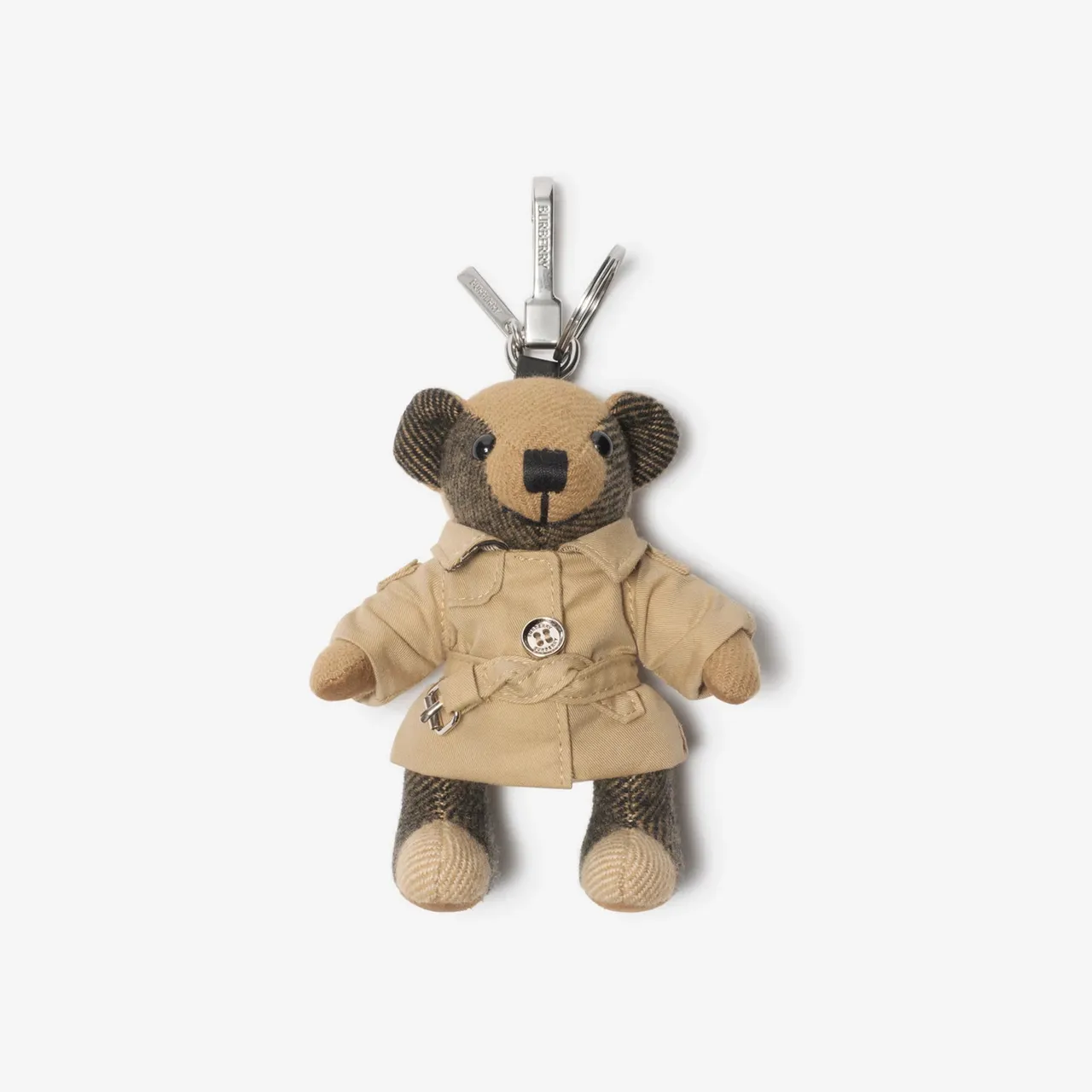 BURBERRY典藏米色Thomas泰迪熊吊饰,1万3200元。品牌提供