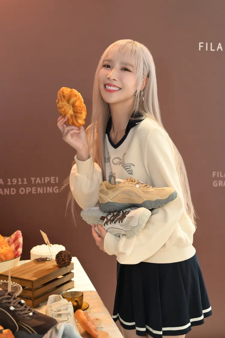 Rina為了維持狀態，靠高度自律控制飲食。斐樂股份有限公司提供