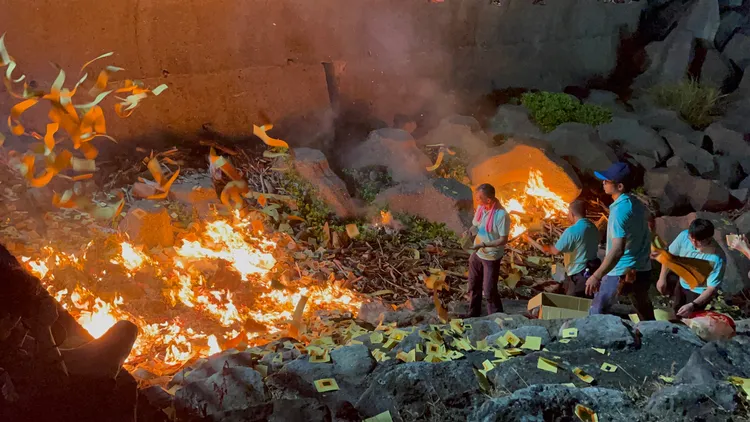 傳承171年的雞籠中元祭今年由吳姓宗親會擔任主普。葉先鵬攝