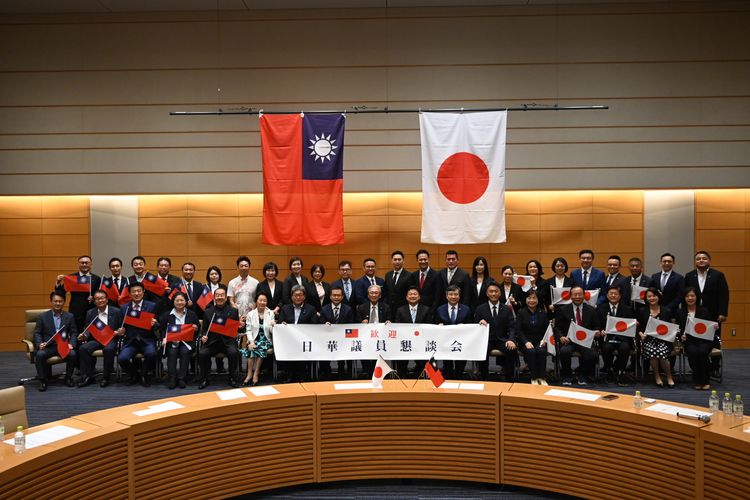 傅崐萁率27藍委拜會日本國會日華懇談會長：「台灣有事，日本也有事