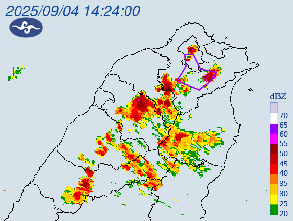 大雷雨來襲，台北市多區午後雨勢驟強。北市府提供